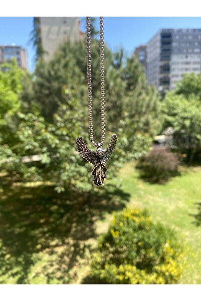 Viking Haç Cross 316L Paslanmaz Çelik Unisex Kare Zincir Kolye