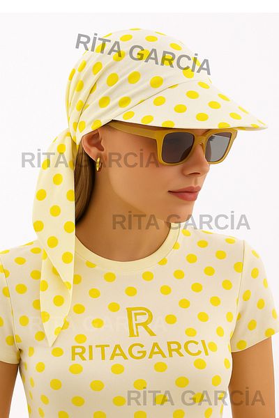 Ritagarcia Safari Tie-Up Bandana Visor with Shield