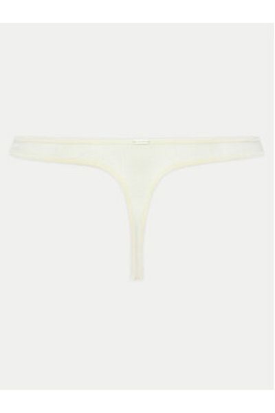 Calvin Klein lenjerie intimă tanga pentru femei 000QF7753E alb