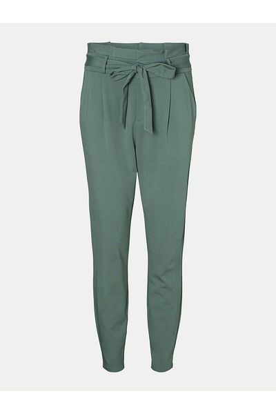 Vero Moda vero moda Pantaloni din material textil pentru femei 10205932 Verde