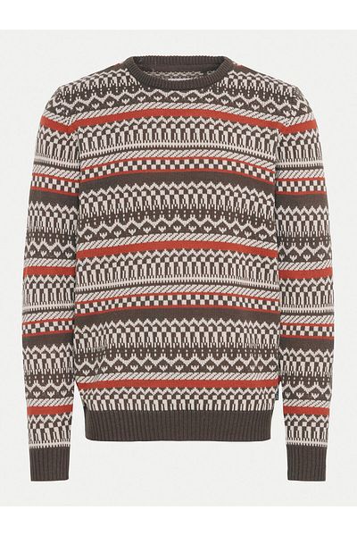 Blend Men's Sweater 20717485 Brown
