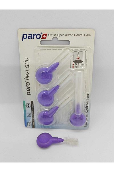 TechTic 1077 Flexi Rubber Interface Orthodontic Bridge and Implant Brush Interface Toothbrush