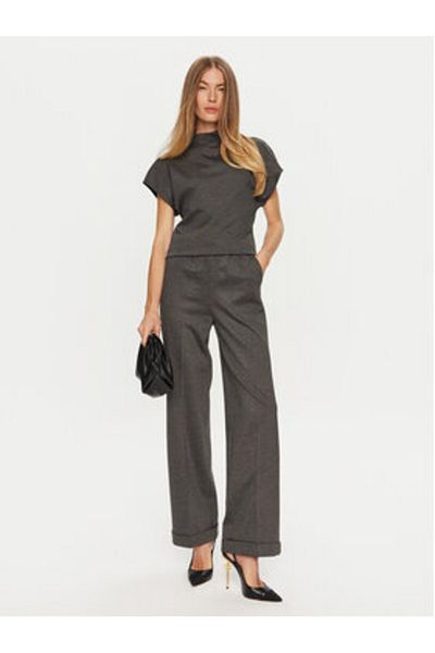 Vicolo Women's Fabric Trousers TS0116 Gray