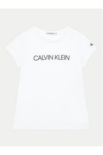 Calvin Klein Jeans Tricou pentru fete IG0IG00380YAF Alb