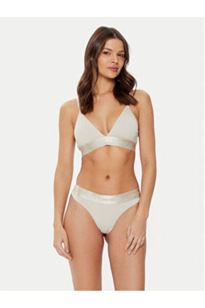 Calvin Klein Lenjerie intimă Calvin Klein Tanga pentru femei 000QF7997E Bej