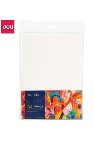 Deli EC270-A4 Finenolo A4 Watercolor Paper – 16 Sheets