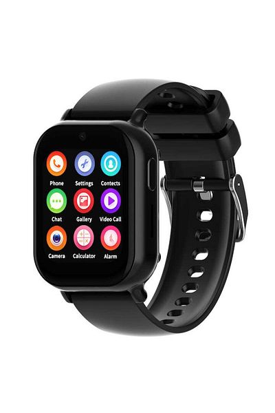 Techone Kids Gps Smartwatch With Location And Phone Tiny Gps, Black