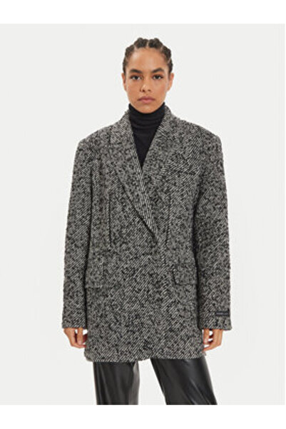 Birgitte Herskind Palton de lână pentru femei 5386146 Gri
