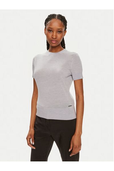 Calvin Klein Women's Blouse K20K207201 Gray