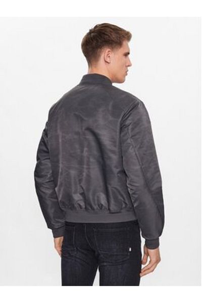 Calvin Klein Mens Bomber Jacket K10K109907 Gray