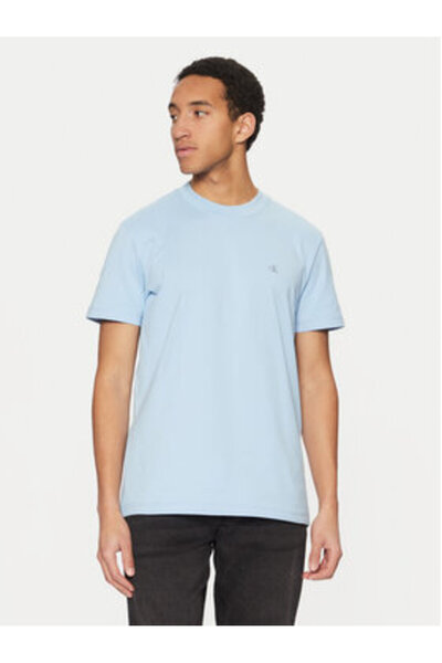 Calvin Klein Jeans Ανδρικό T-Shirt J30J326683 Ανοιχτό Μπλε