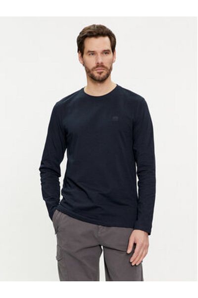 BOSS Tricou bărbătesc cu mânecă lungă 50512111 bleumarin