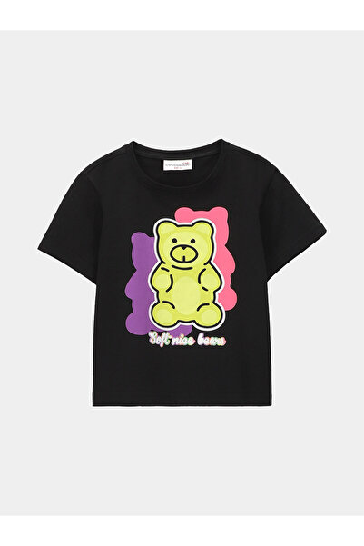 Coccodrillo Tricou pentru fete WC4143201JPK negru