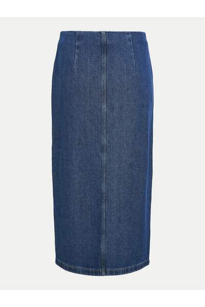 VILA Fustă din denim pentru femei 14099725 albastră