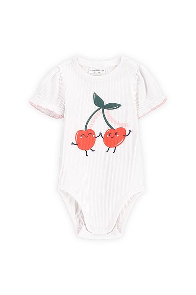Coccodrillo Body pentru bebeluși WC5112201MGN Alb