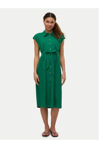 Vero Moda vero moda Rochie tip cămașă pentru femei 10282532 Verde