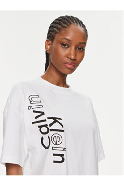 Calvin Klein Jeans Γυναικείο Φόρεμα Casual J20J223042 Λευκό