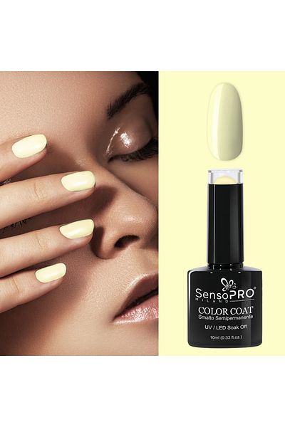 SensoPRO Milano Oja semipermanentă 10ml - 142 Galben pastel