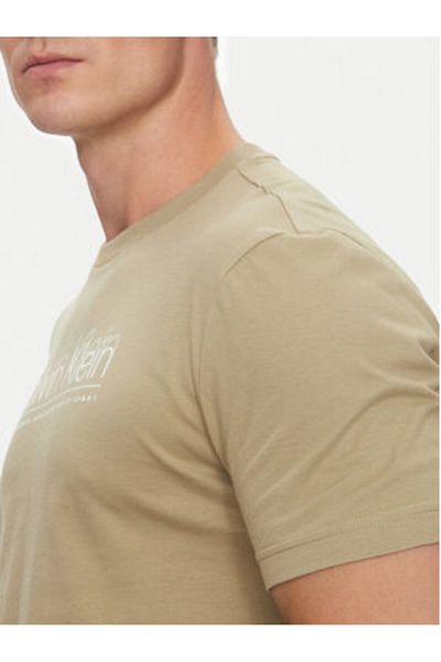 Calvin Klein Men's T-Shirt K10K114149 Beige