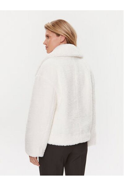 BOSS Women's Sheepskin Coat 50503419 White