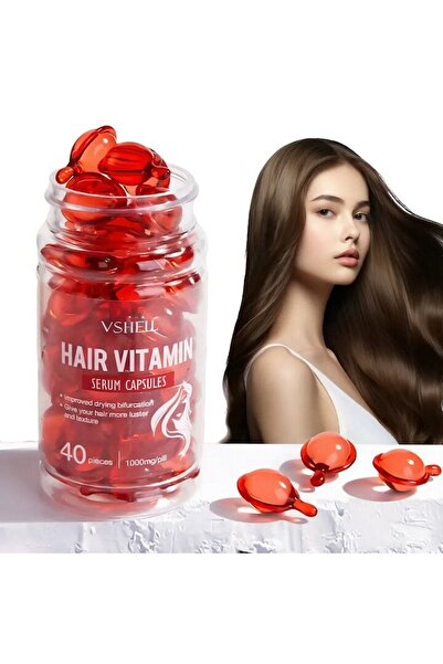 OEM Ulei hidratant pentru păr 40 capsule - fără clătire, ulei de argan, vitamina C și E