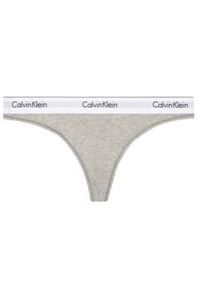 Calvin Klein Lenjerie intimă Calvin Klein Tanga pentru femei 0000F3786E Gri