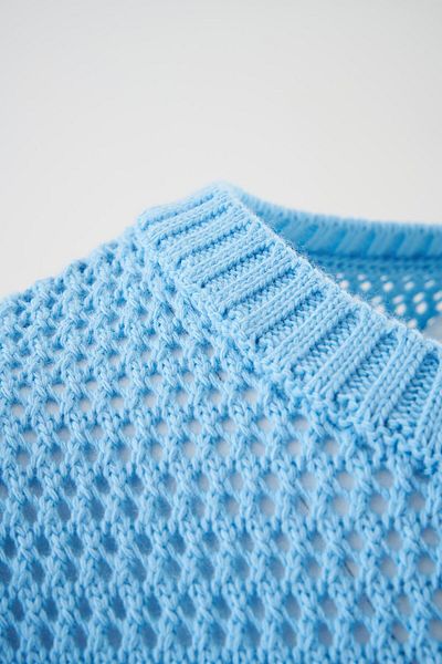Machinist Mchnst Knit 87 Applique Detailed Tee Baby Blue