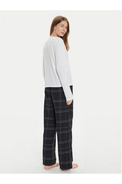 Calvin Klein lenjerie intimă Pijamale pentru femei 000QS7420E Alb, Gri