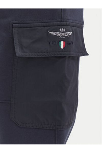 Aeronautica Militare Pantaloni de trening pentru bărbați 251PF964F559 bleumarin