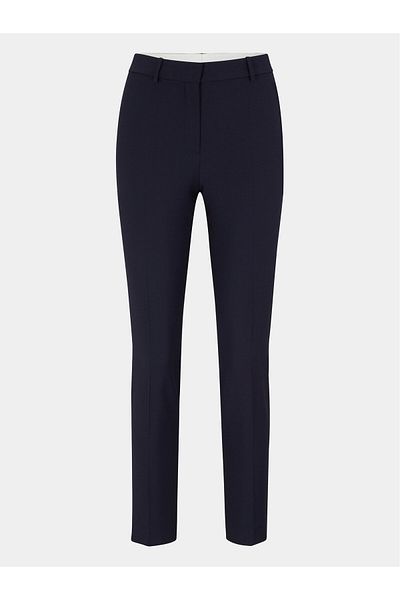BOSS Pantaloni din material textil pentru femei 50490051 bleumarin