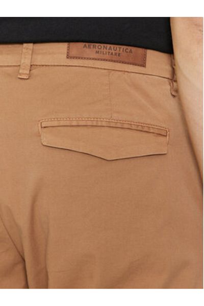 Aeronautica Militare Men's Chinos 241PA1597CT3293 Brown