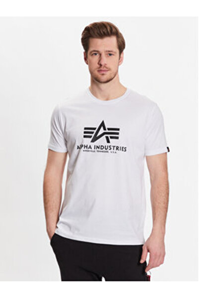 Alpha Industries Set de 2 tricouri bărbătești 106524 Alb, Negru