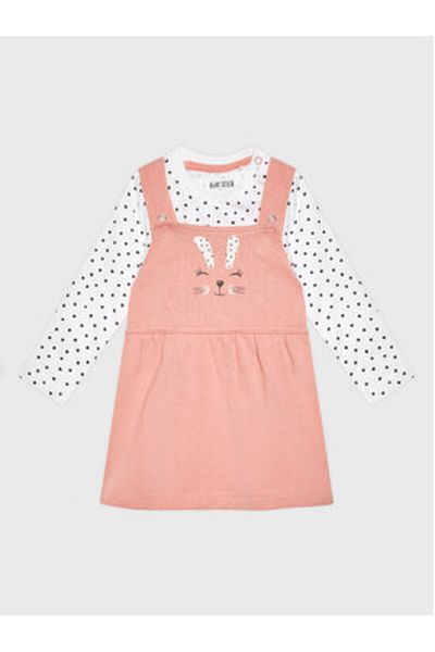 Blue Seven Girl Bodysuit and Dress Set 473159 Pink
