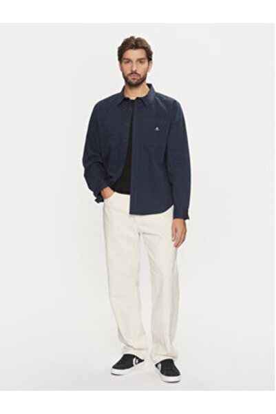 Converse converse Men's Shirt 10026973-A01 Navy Blue