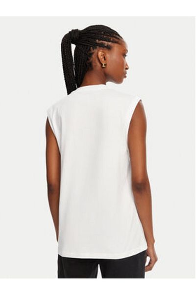 BALMAIN Top de damă CF1ED001BB02 Alb