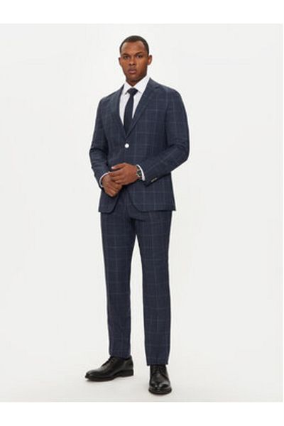 BOSS Men's Suit 50521650 Navy Blue