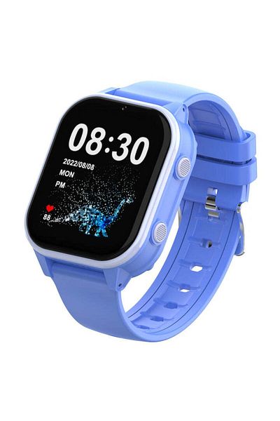 Techone Ceas inteligent GPS pentru copii cu localizare și telefon KT19t, albastru
