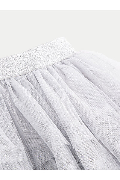 Coccodrillo Girl Tulle Skirt ZC4124204EPG Gray