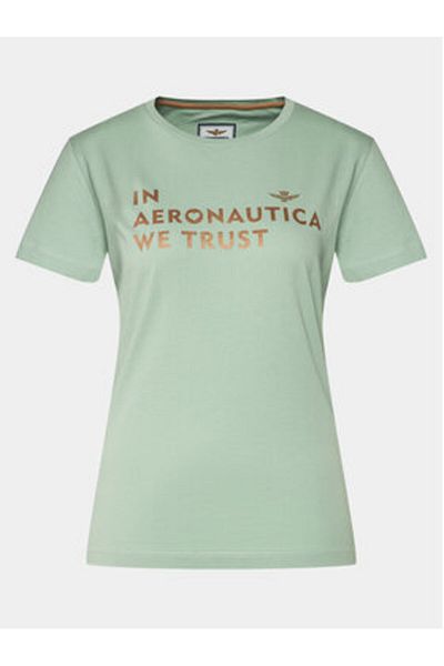 Aeronautica Militare Tricou damă 241TS2233DJ510 Verde