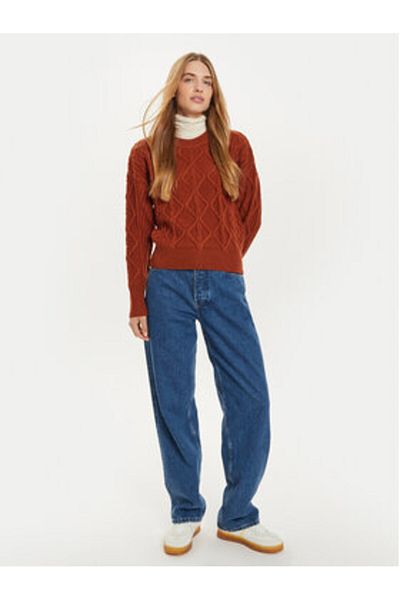 WRANGLER Women Sweater 112356473 Brown