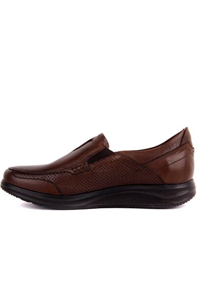 SailLakers - Brown Leather Men's Casual Shoes 101-3289-75400