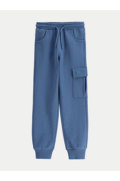 Coccodrillo Pantaloni de trening pentru băieți WC5120102VBA bleumarin