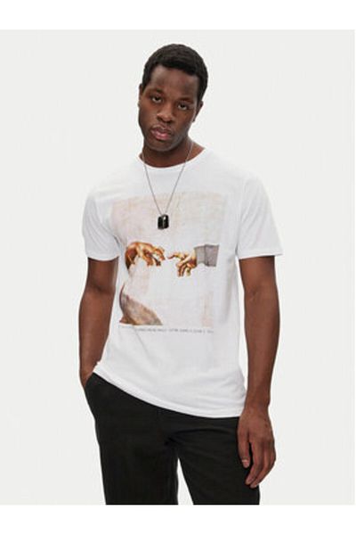 Brave Soul Tricou bărbătesc MTS-149CHAPEL Alb