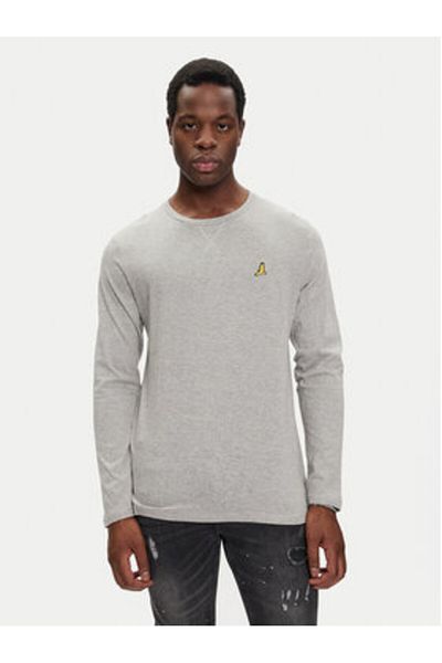 Brave Soul Men's Longsleeve MLT-69FRANZC Gray