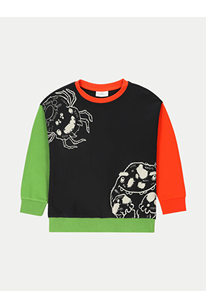 Coccodrillo Bluză pentru băieți ZC4143103GBK Negru, Multicolor