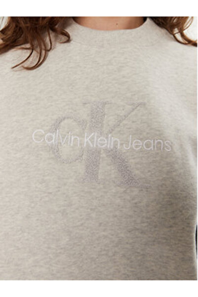 Calvin Klein Jeans Γυναικείο Φούτερ J20J224652 Γκρι