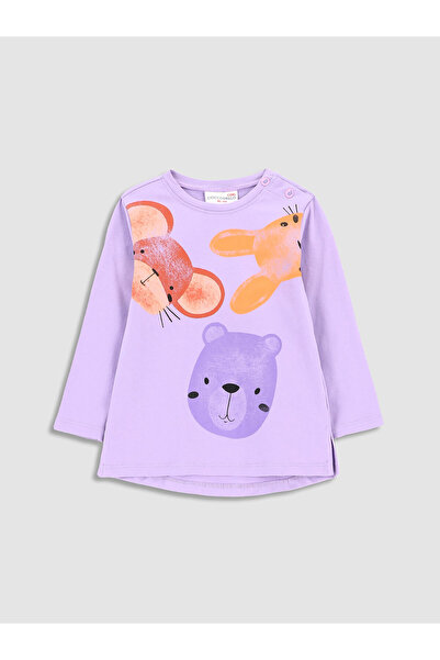 Coccodrillo Bluză pentru fete WC3143101RPN violet