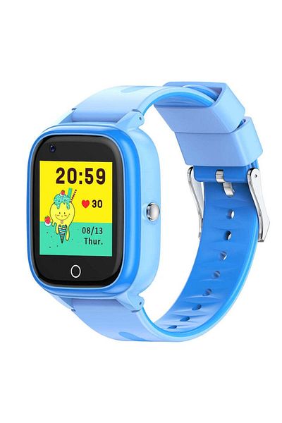 Techone Ceas inteligent GPS pentru copii CT03, albastru