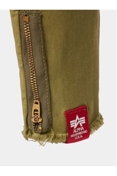 Alpha Industries Pantaloni din material textil pentru femei 108022 verde