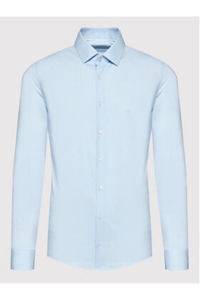 Calvin Klein Cămașă bărbătească K10K108229C1S Albastră